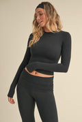 Soft knit long sleeve
